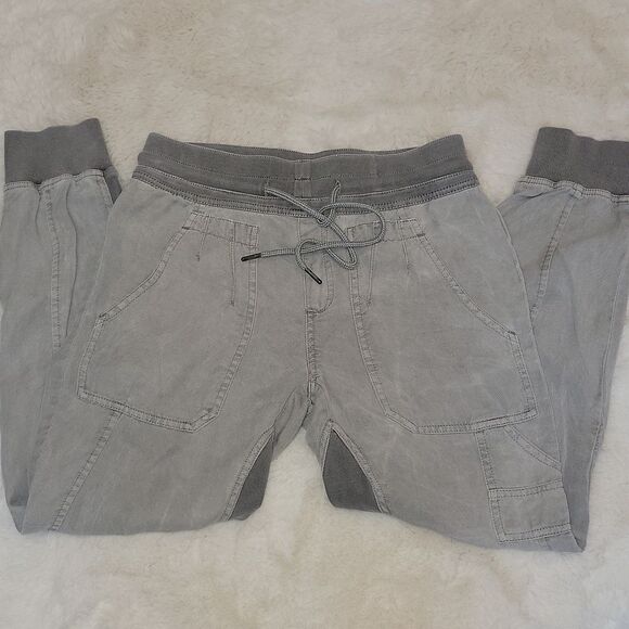 Anthropologie The Nomad High Rise Gray Pull On Joggers Size XS - Picture 11 of 13